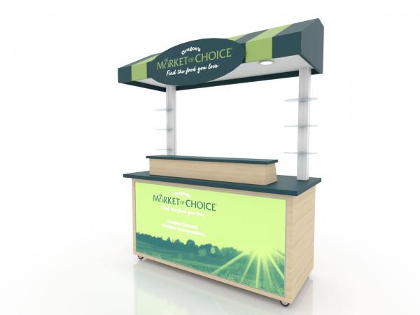 MOD-1196 Trade Show Product Kiosk with Graphics -- View 3
