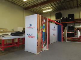 Modified RE-2149 Gravitee Inline (for purchase) with Direct and Fabric Graphics, and Locking Closet Storage -- View 2